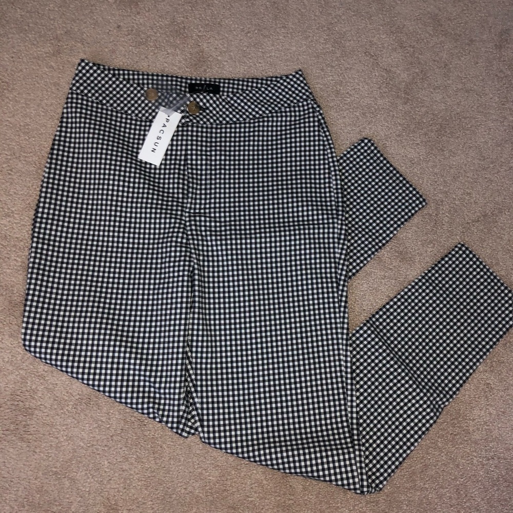 Pacsun Black and White Pants